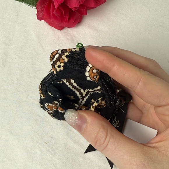 NWT Vera Bradley Caffe Latte Charming Backpack Keychain - Picture 4 of 6